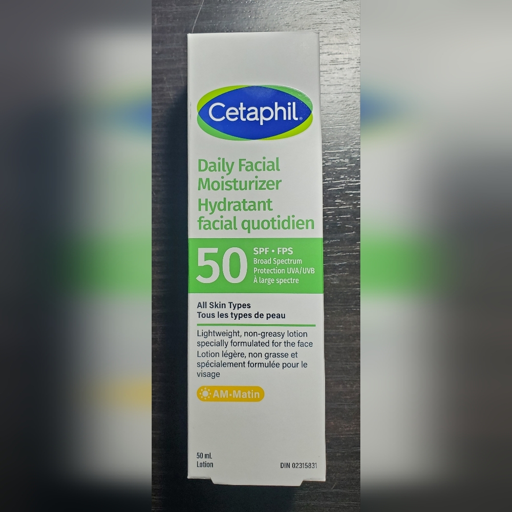 2 for $10 Cetaphil Daily Facial Moisturizer SPF 50 / EXP 04-27